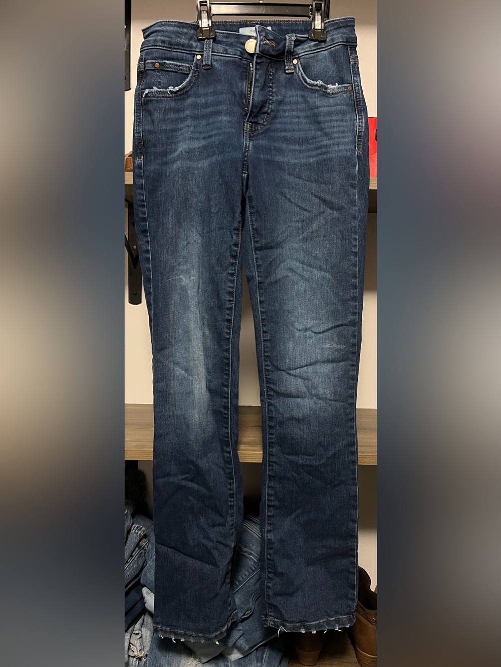 Maurices Women's Dark Blue Boot Cut Jeans